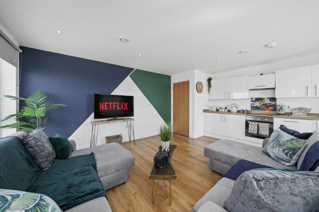 Stunning City Centre Penthouse - Sleeps 10 - Parking Manchester Eksteriør bilde